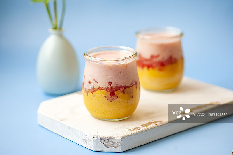 自己动手做美食-芒果沙冰图片素材