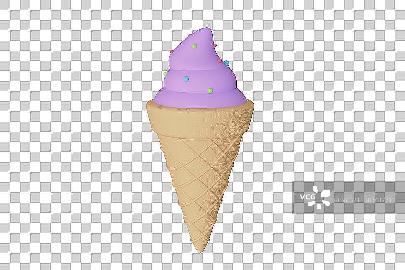 雪糕三维插画图片素材