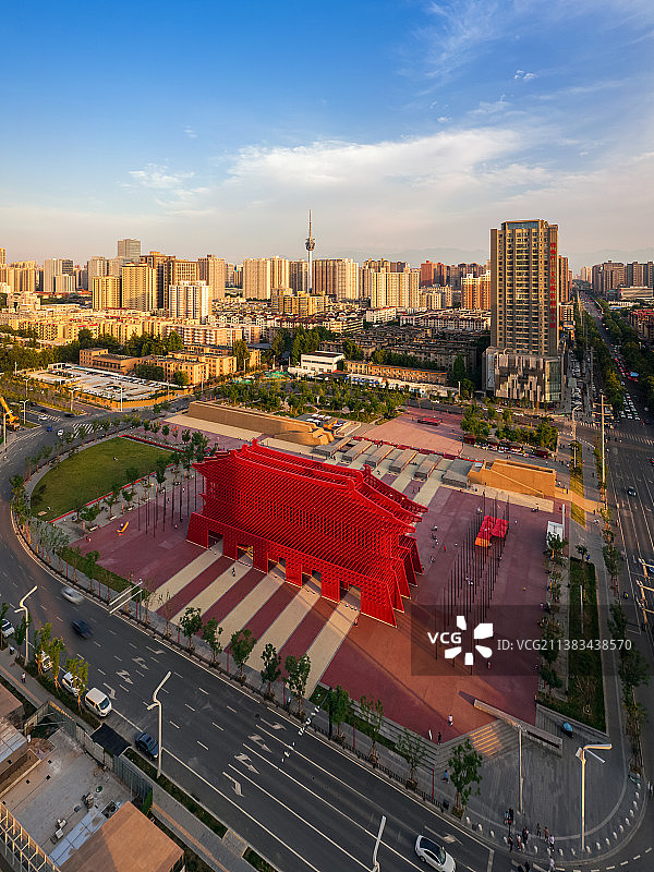 西安明德门遗址公园图片素材