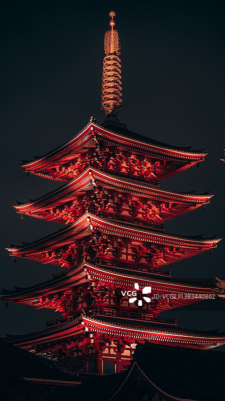 日本浅草寺图片素材