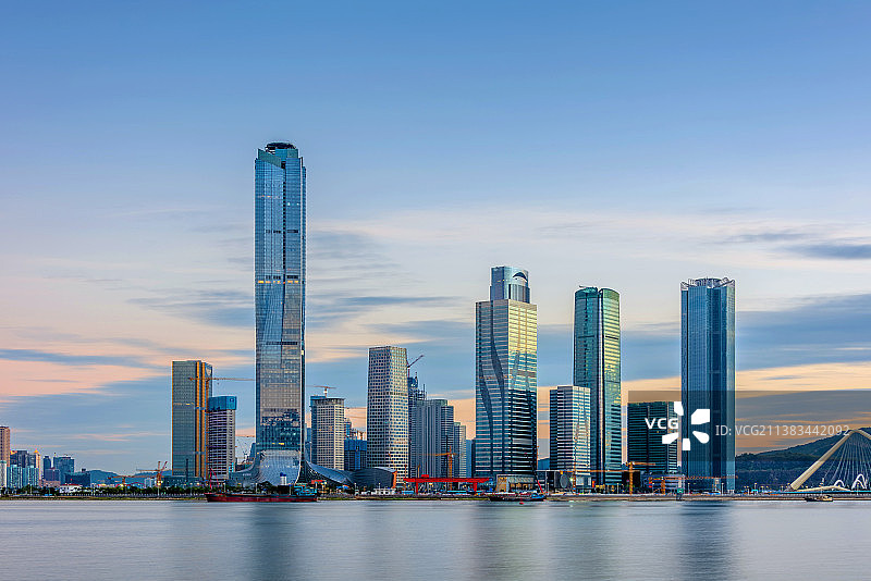 中国广东珠海横琴新区城市风光图片素材