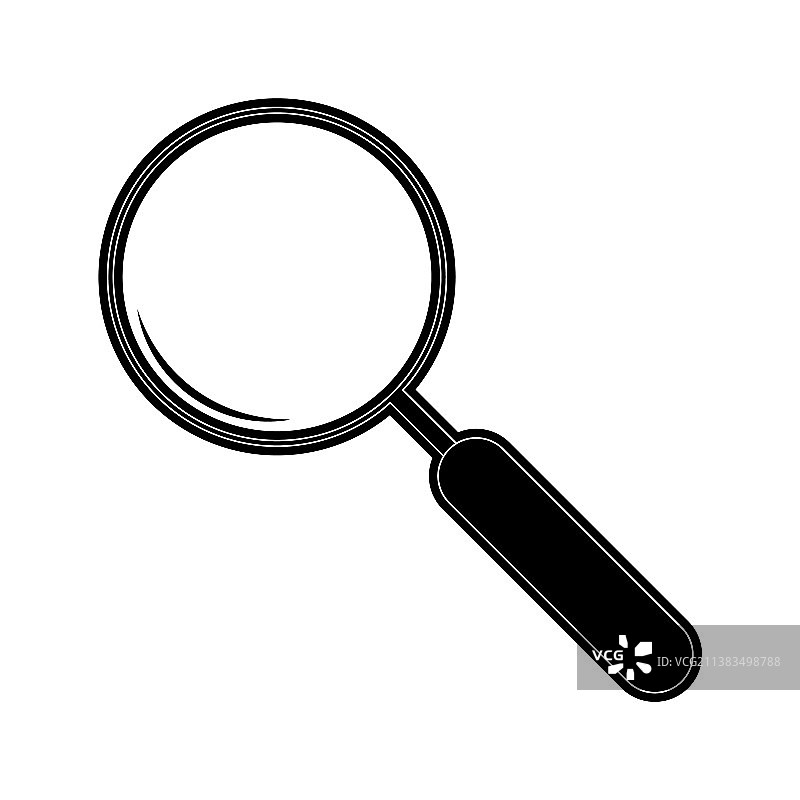 放大镜搜索图标侦探符号图片素材