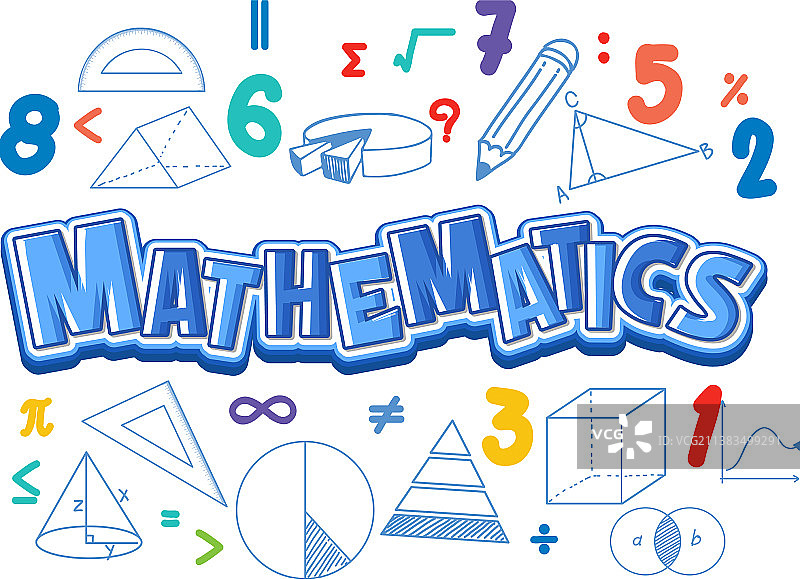 带有公式的数学字体图标图片素材