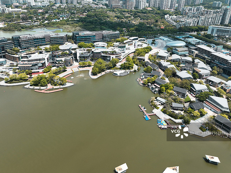 俯瞰深圳欢乐海岸图片素材