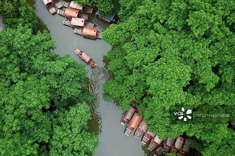 逢简水乡图片素材