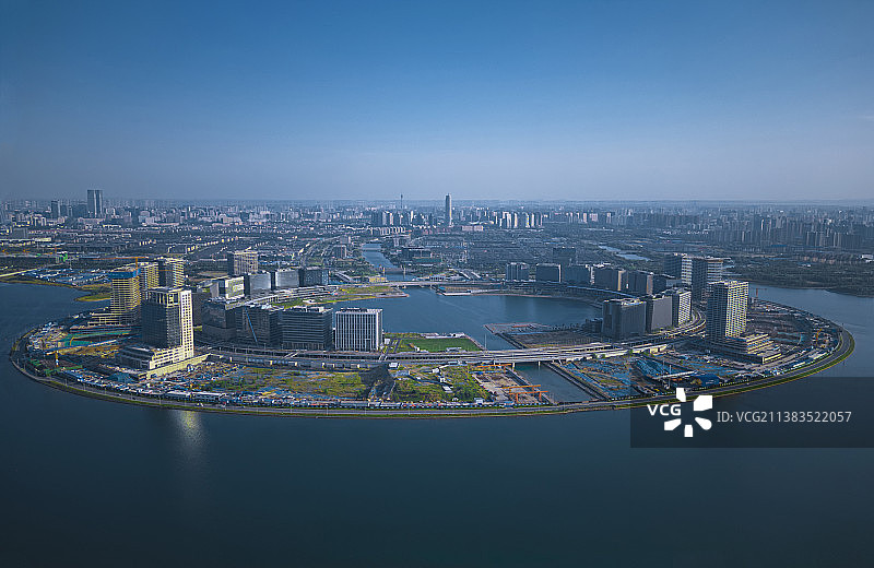 郑州北龙湖金融岛图片素材