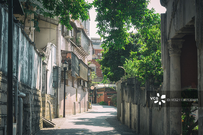 福建厦门鼓浪屿历史建筑风光图片素材
