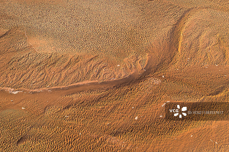 黄河 沙洲 沉积 落日 淤积 河道图片素材