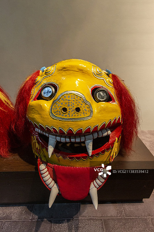 北京延庆博物馆：猪头狮子（非物质文化遗产）图片素材