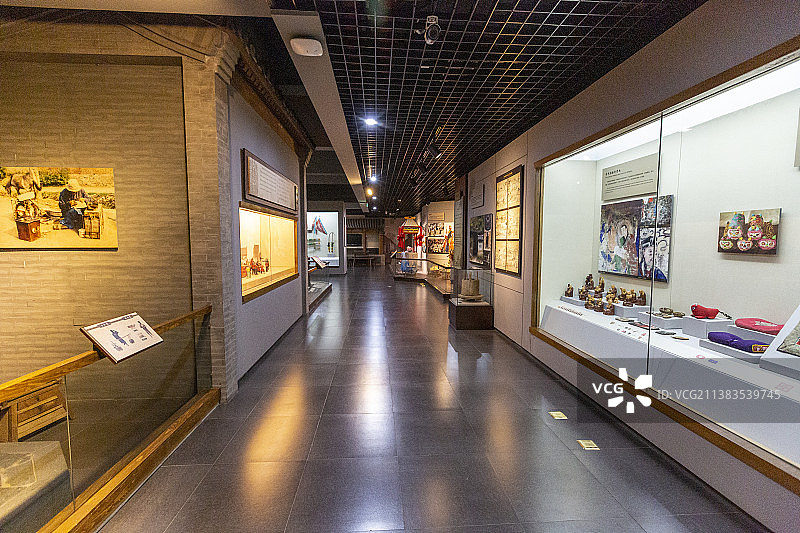 北京延庆博物馆：展厅一角图片素材