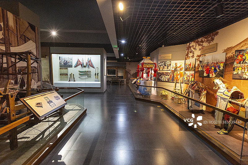 北京延庆博物馆：展厅一角图片素材