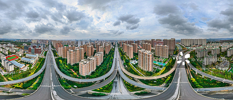 山西太原楼房森林图片素材