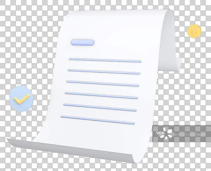 弯曲的纸张和金币图片素材