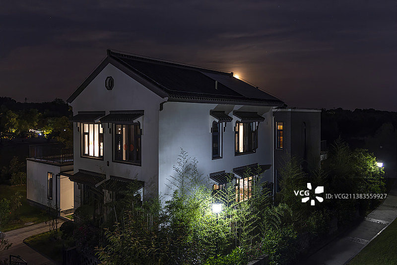 静静的夜晚图片素材