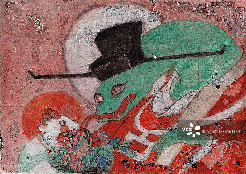 十二生肖听法图图片素材