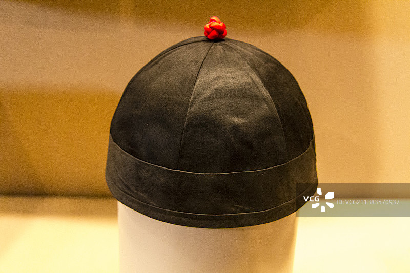 北京首都博物馆：瓜皮帽（民国）图片素材