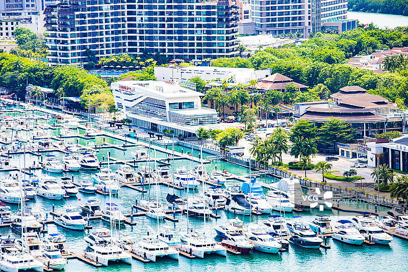 海南省三亚市-亚龙湾国家旅游度假区图片素材