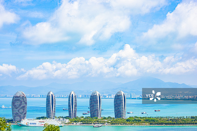 海南省三亚市-亚龙湾国家旅游度假区图片素材