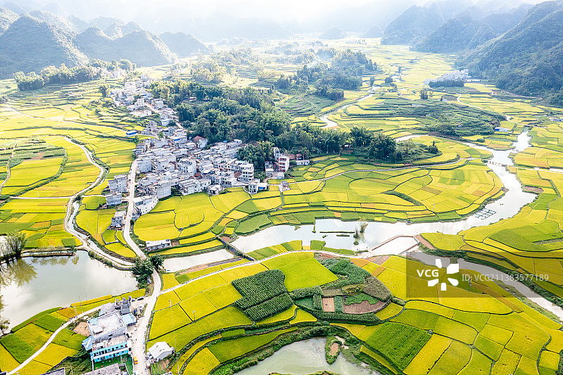 《广西靖西田园风光》图片素材