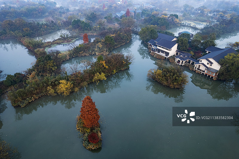 西溪湿地的秋天图片素材