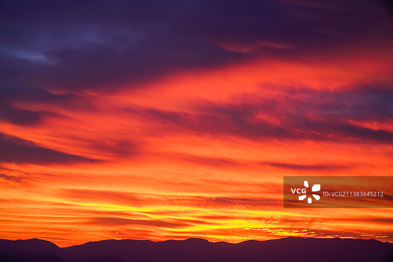 火烧云图片素材