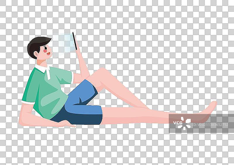 上网购物人物插画图片素材