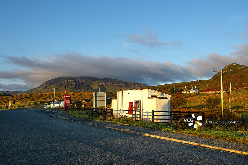 英国，苏格兰，天空岛民居风景。图片素材