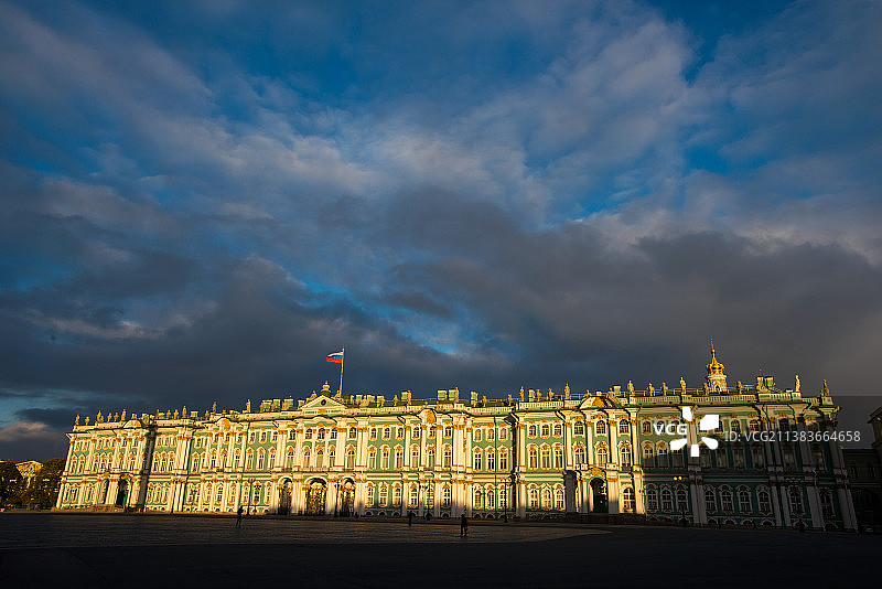晨曦中的冬宫(Winter Palace)图片素材