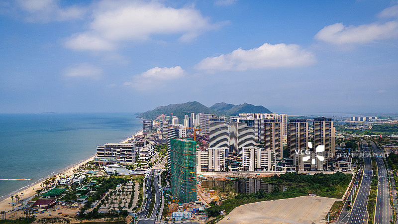 汕尾金町湾建筑环境图片图片素材