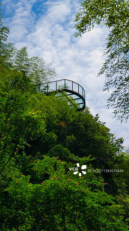 玻璃观景台图片素材