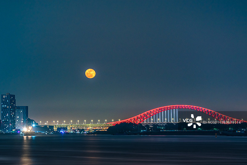 明珠湾大桥 夜景图片素材