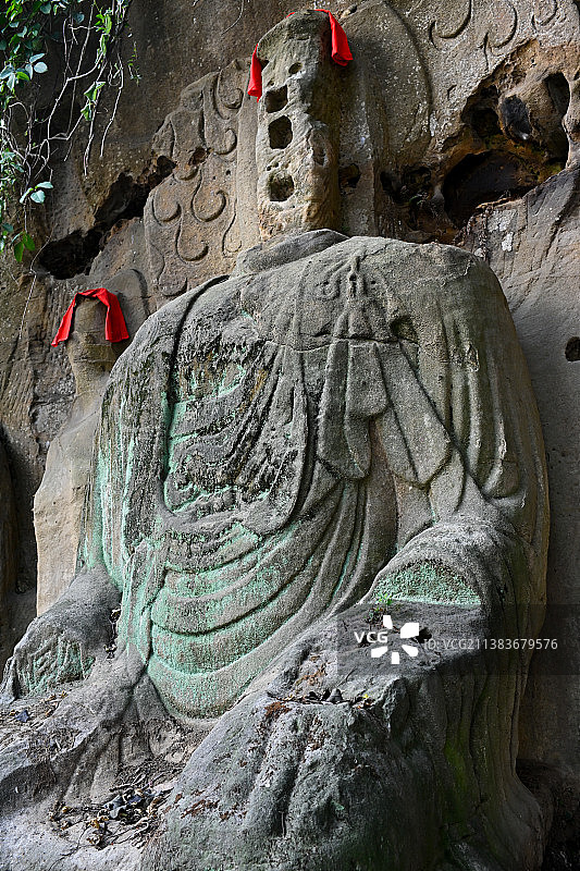 五通桥小道士观摩崖造像五通桥小道士观摩崖造像图片素材
