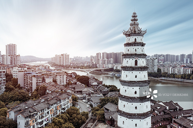 合川文峰老街图片素材