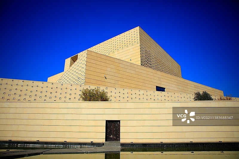 中国山东淄博临淄区齐都文化城之齐文化博物馆图片素材