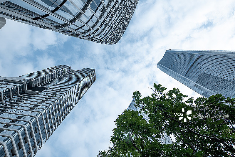 深圳前海高楼群前海中心高楼样式图片素材