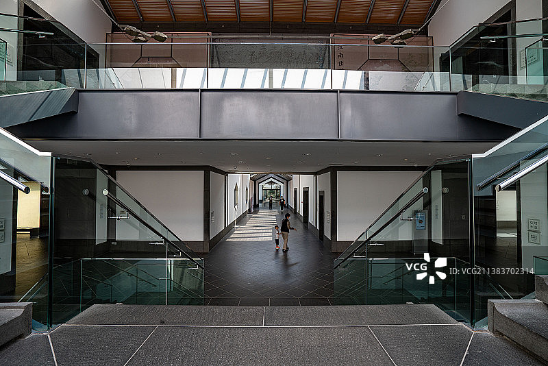 苏州博物馆内部展示图片素材