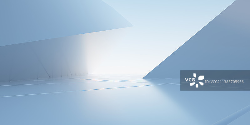 简约几何空间场景图片素材