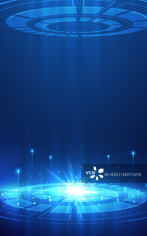 科技未来光场景图片素材