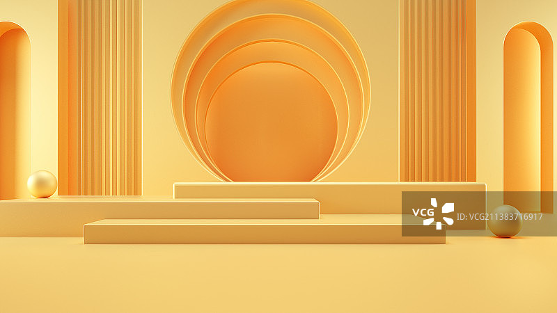 3D展台电商场景图片素材