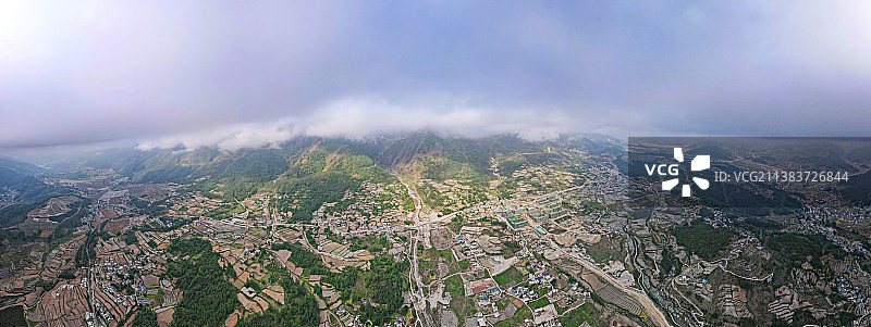 四川普格县螺髻山美丽风景图片素材