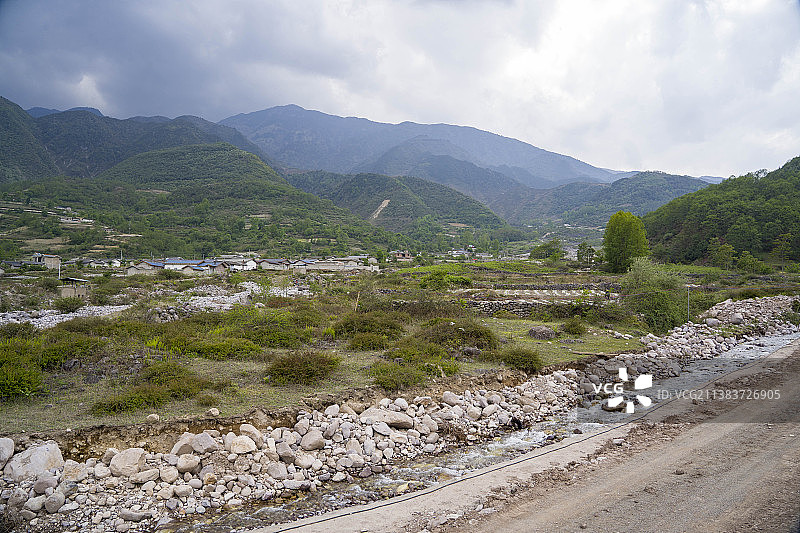 四川普格县螺髻山美丽风景图片素材