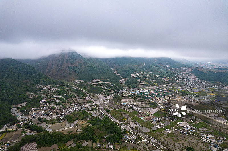 四川普格县螺髻山美丽风景图片素材