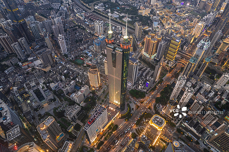 俯瞰地王图片素材