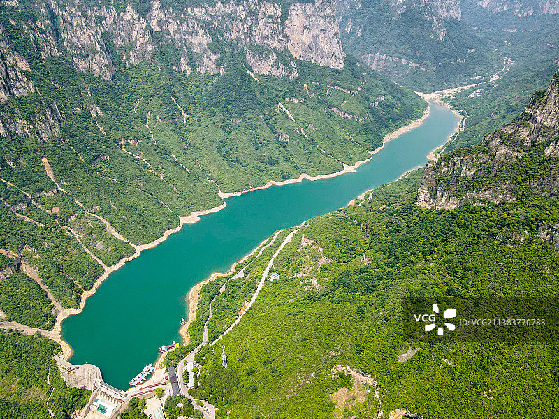 子房湖图片素材
