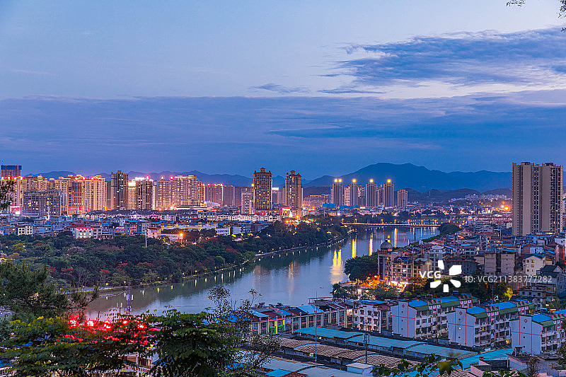 百色三江口图片素材