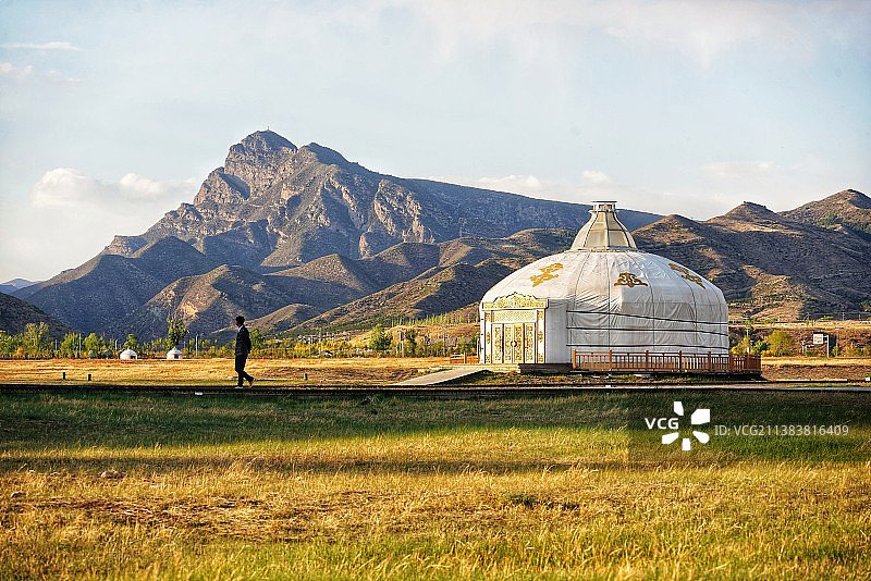 敇勒川国家自然草原公园掠影图片素材