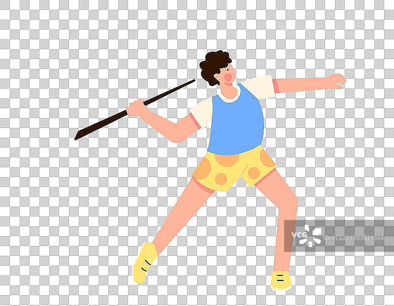 一个人运动元素图片素材