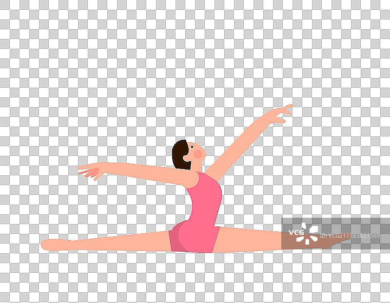 一个人运动元素图片素材