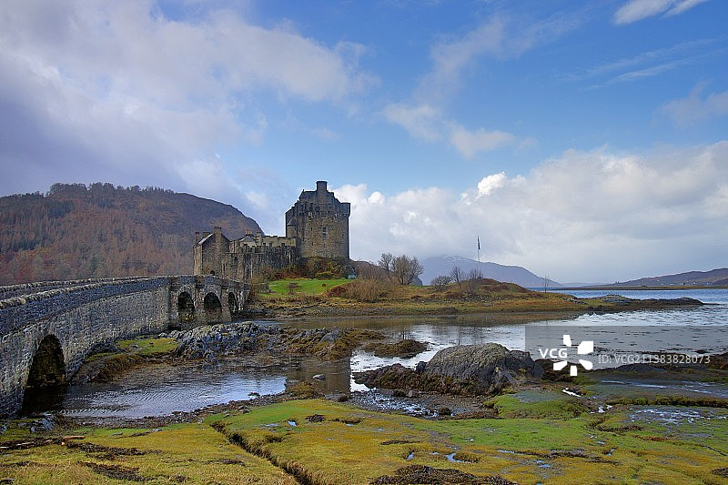 尼斯湖厄克特城堡图片素材