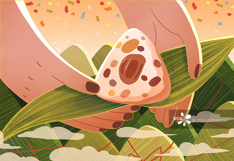 节日国潮插画图片素材